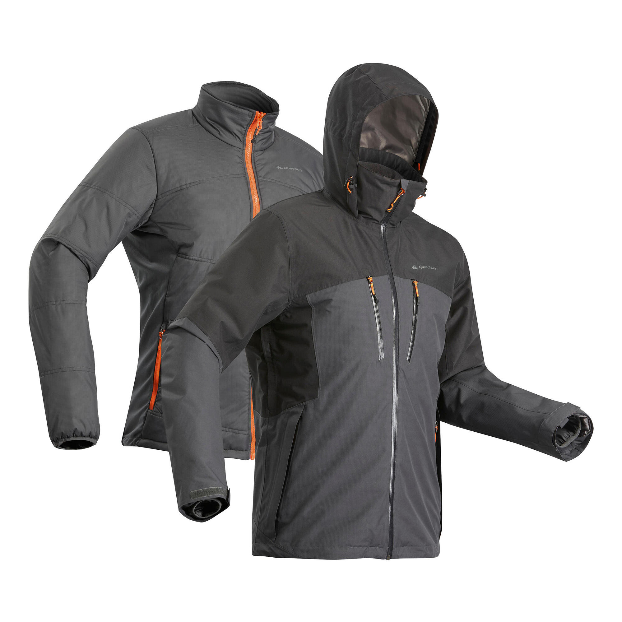 Forclaz Men's Travel 500 3-in-1 Waterproof Jacket - Image 14