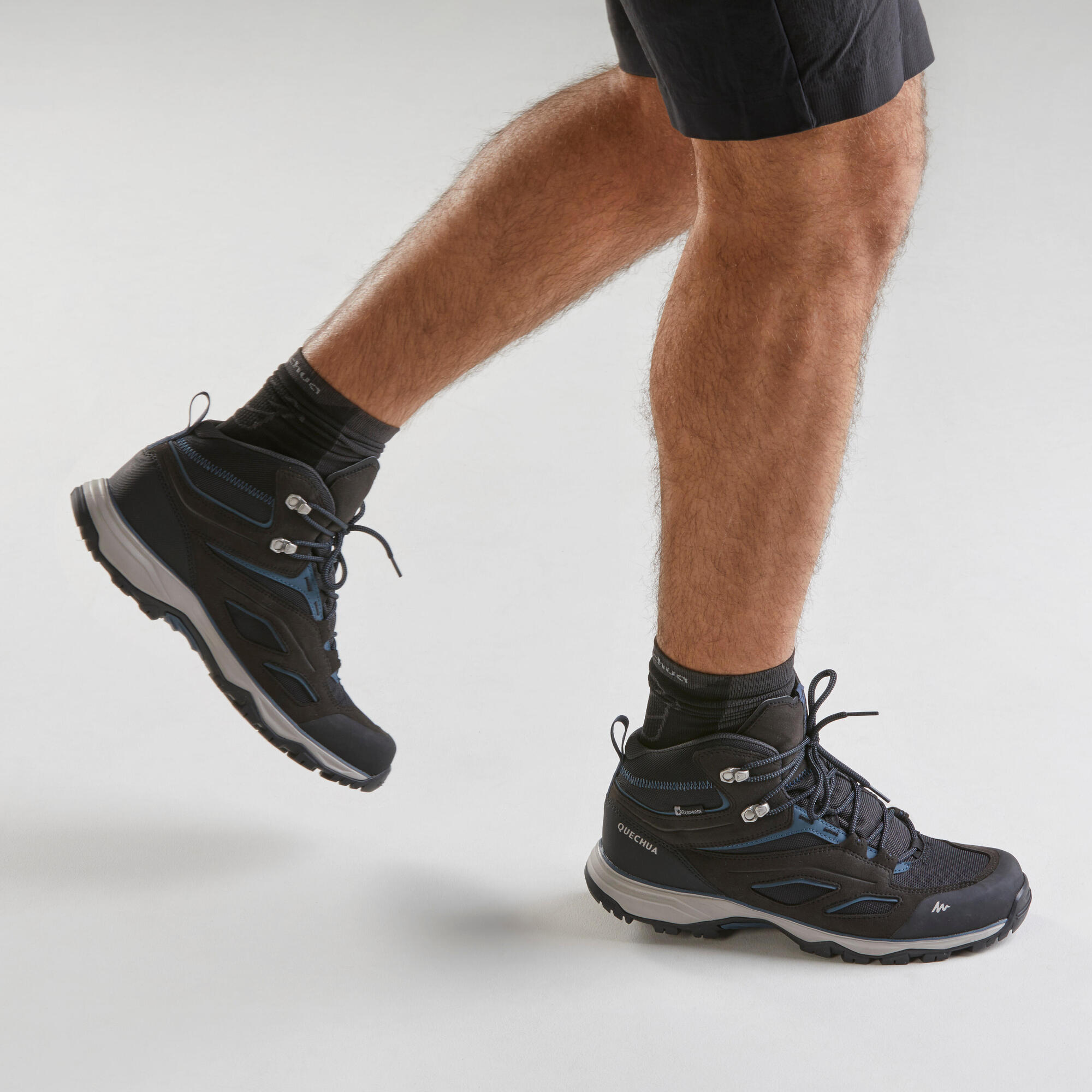 Quechua Men's MH100 Waterproof Mid Hiking Boots - Image 6