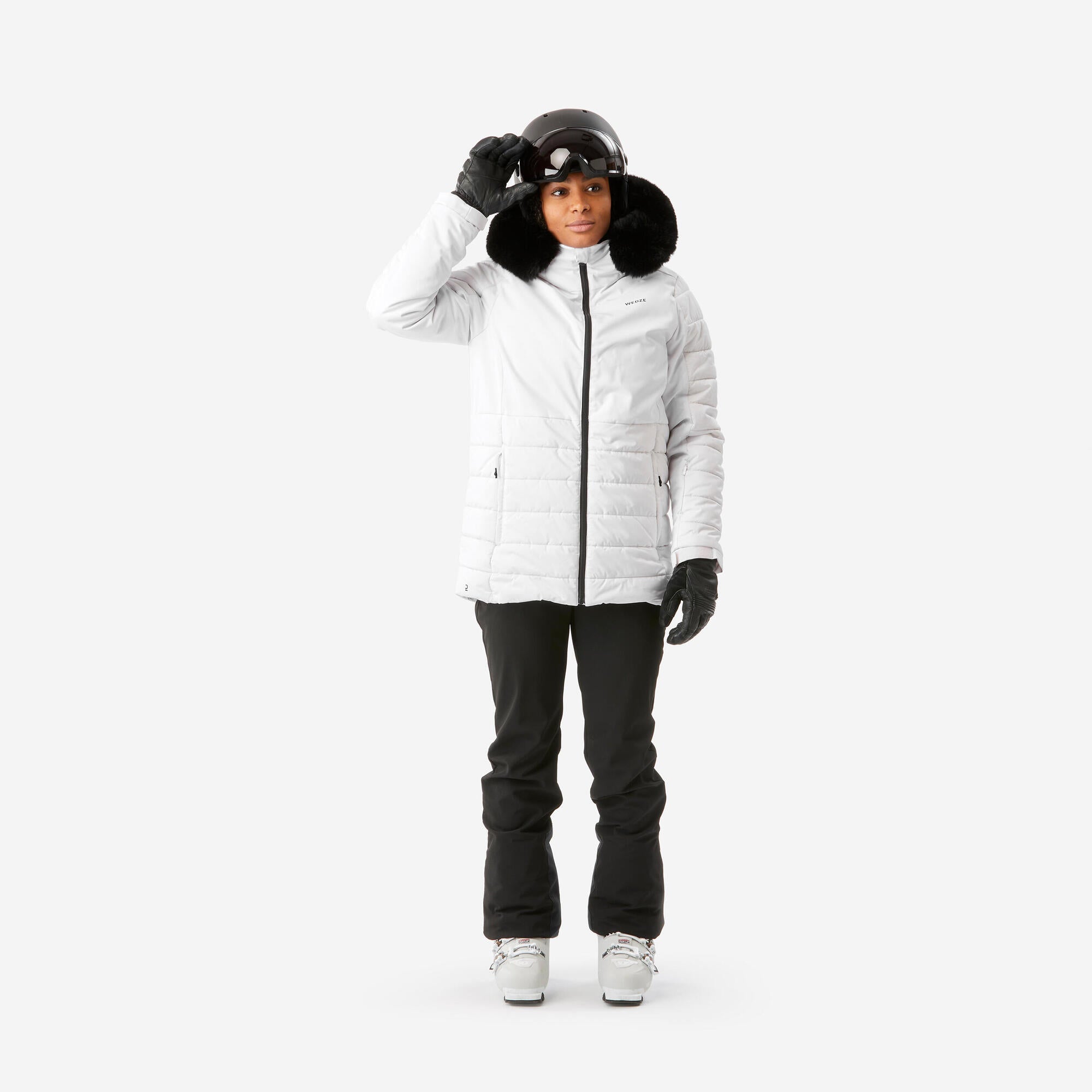 Wedze Women's 100 Mid-Length Warm Ski Jacket - Image 3