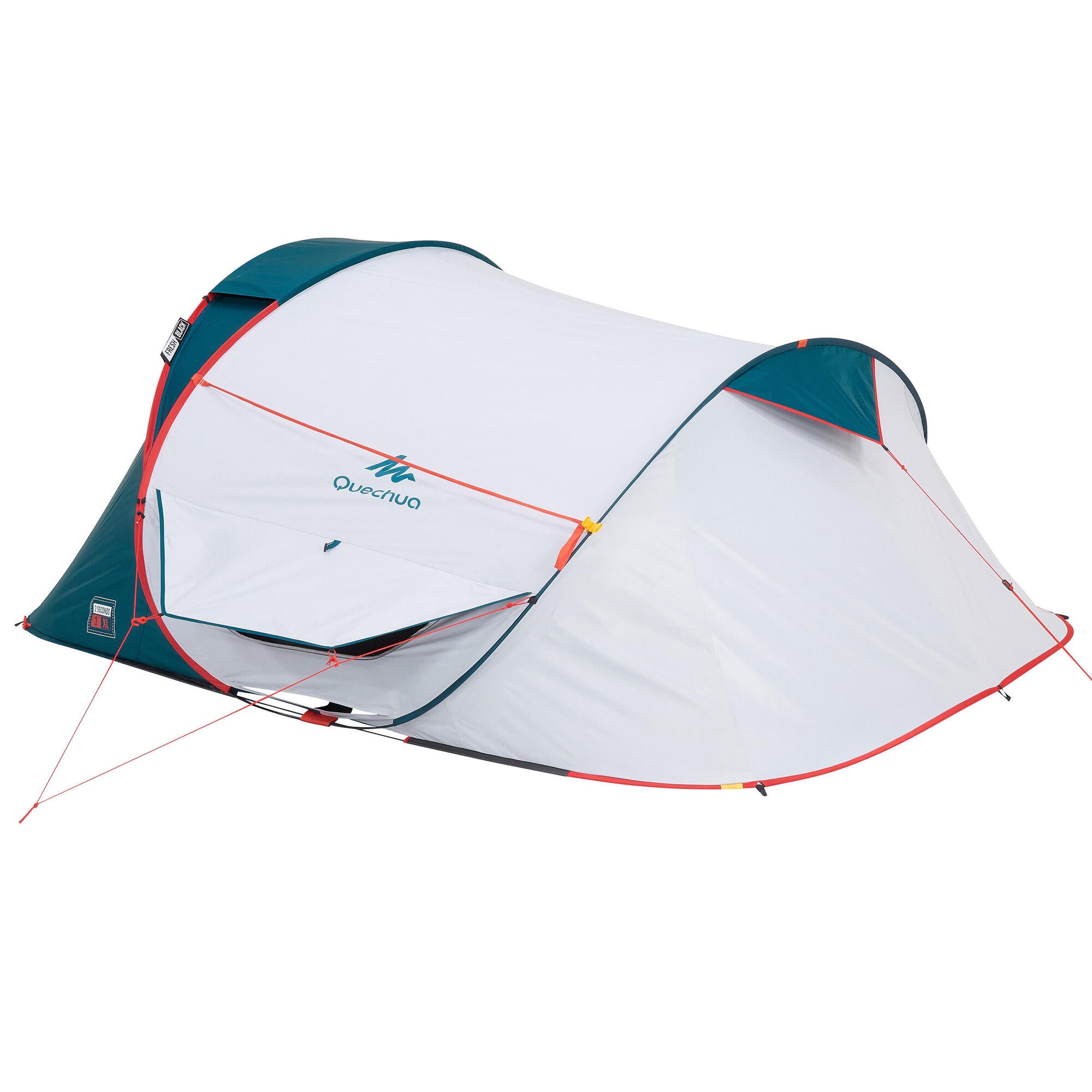 Quechua 2 Second XL Fresh & Black Waterproof Pop Up Camping Tent 3 Person - Image 4