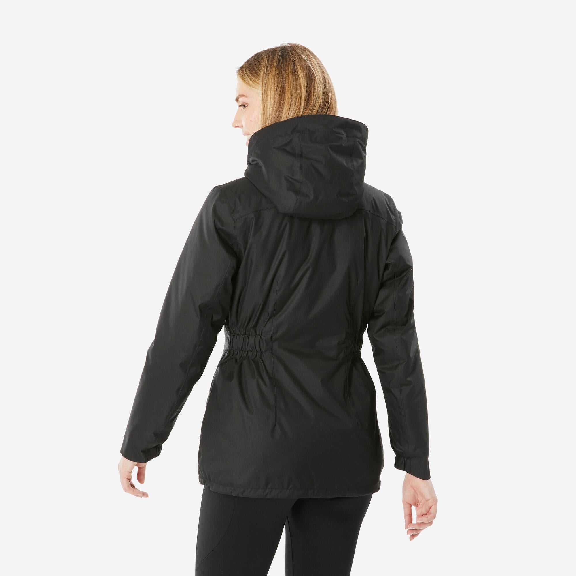 Quechua Women's hiking waterproof winter jacket - SH500 14??F - Image 4