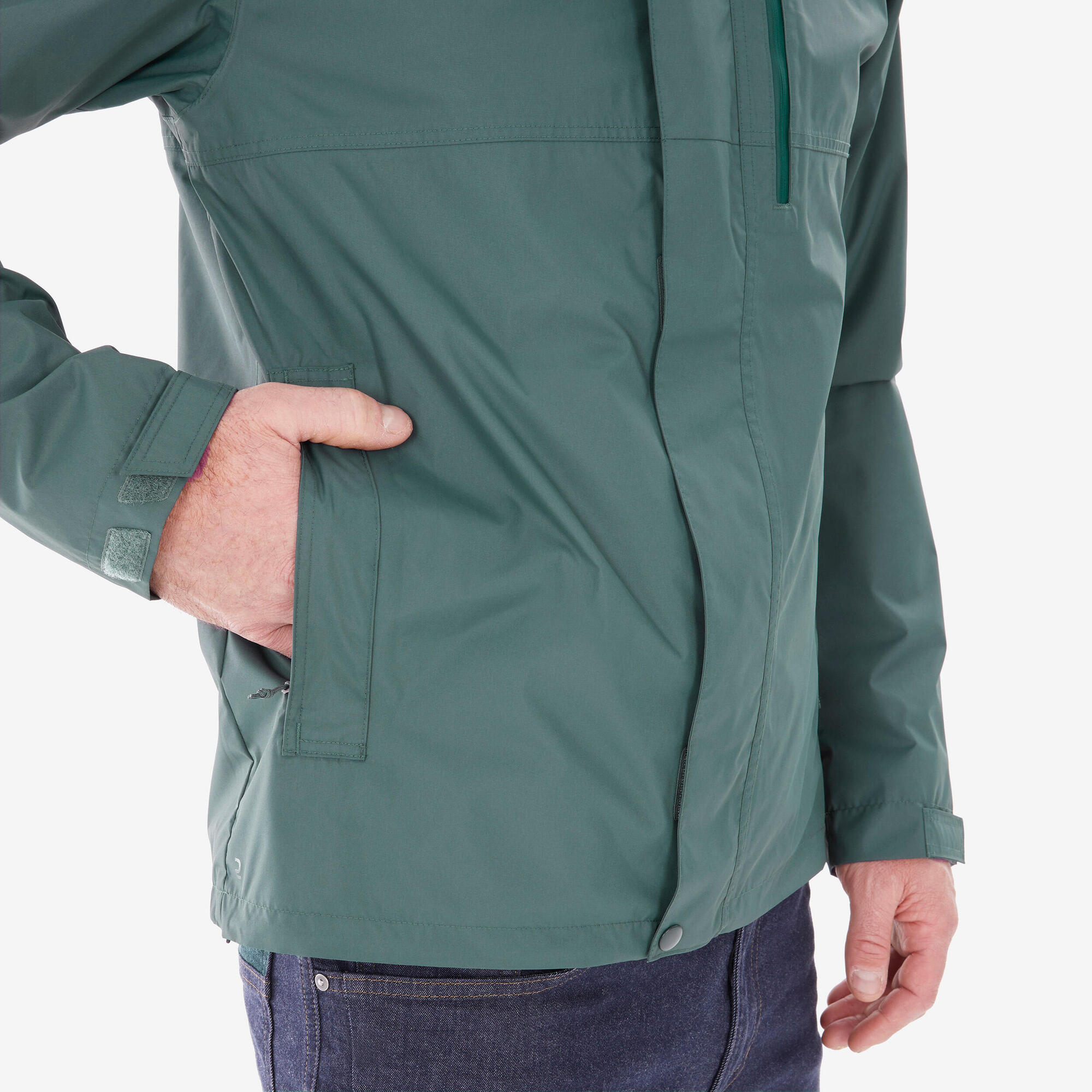 Quechua Men's NH500 Imper Waterproof Rain Jacket - Image 19