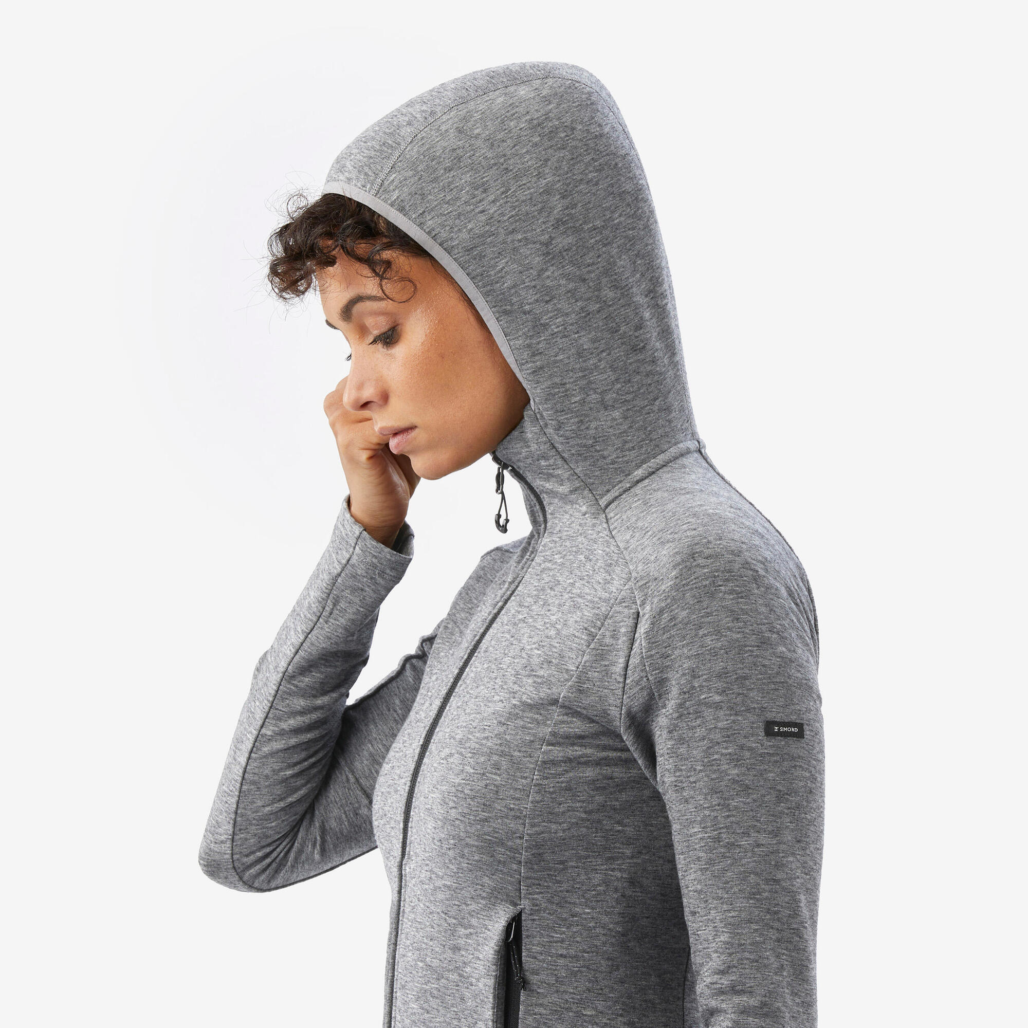Simond Women's Merino and Lyocell Hooded Jacket Merino Fresh - Image 3