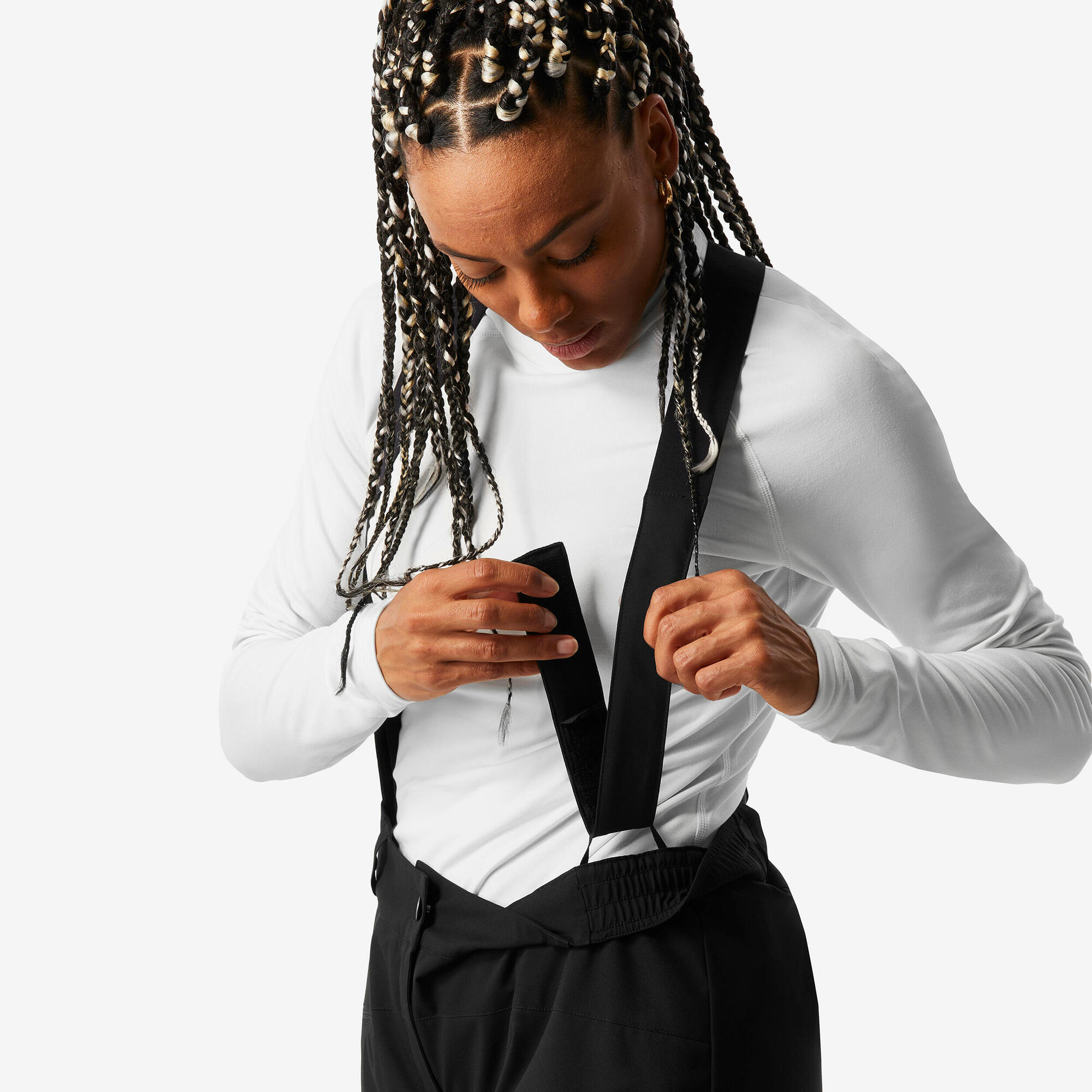 Wedze Women's 100 Warm Waterproof Snow Pants - Image 5