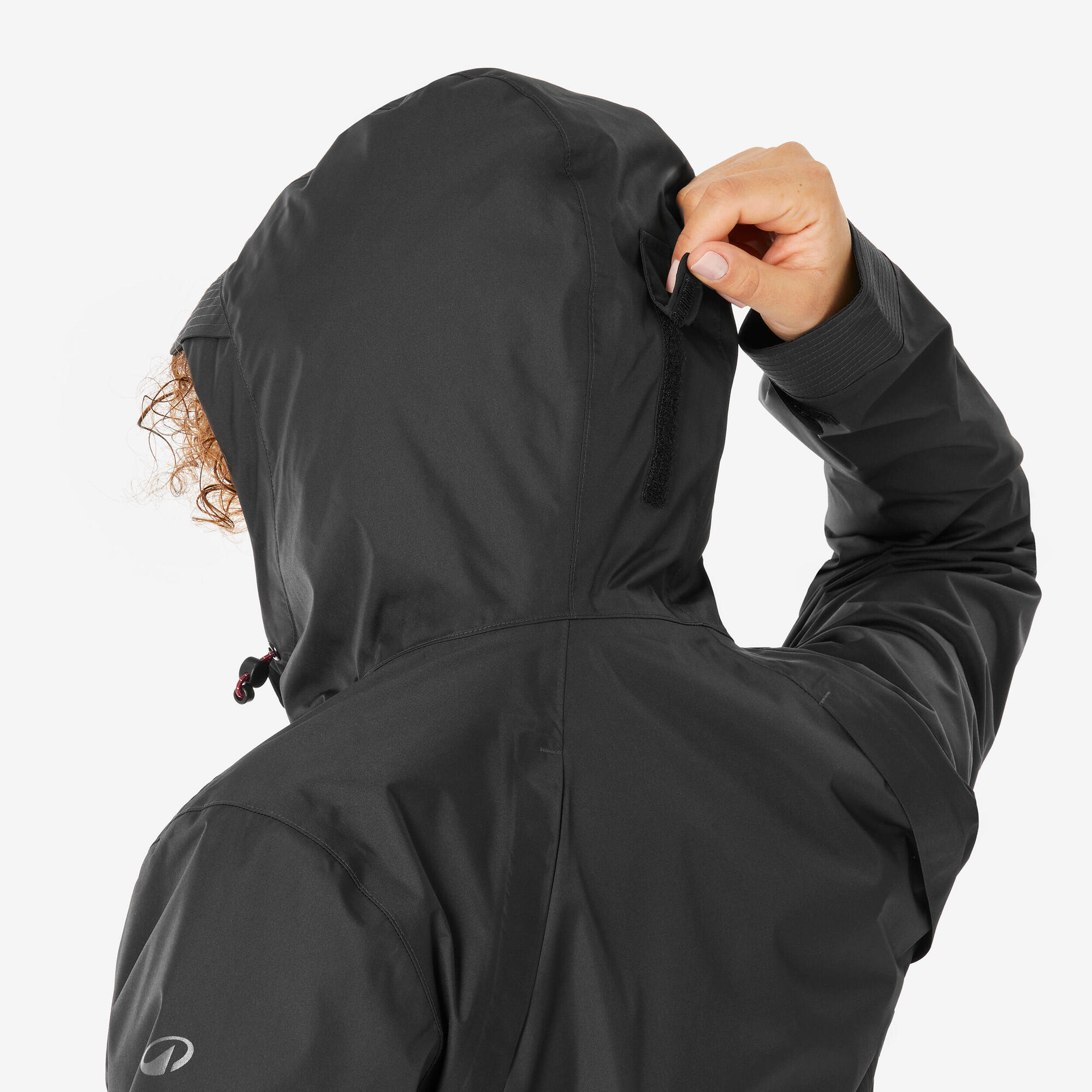 Quechua Women's NH500 Waterproof Hiking Rain Jacket - Image 11